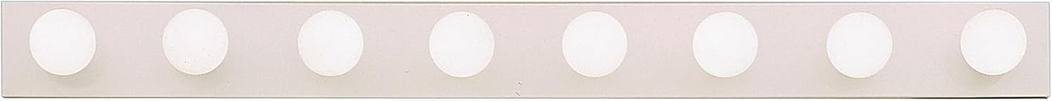 Kichler 8-Light Linear Bathroom Vanity Light Fixture, 48