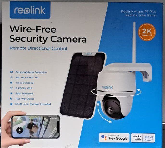 Reolink Argus PT security camera, which features 2K resolution