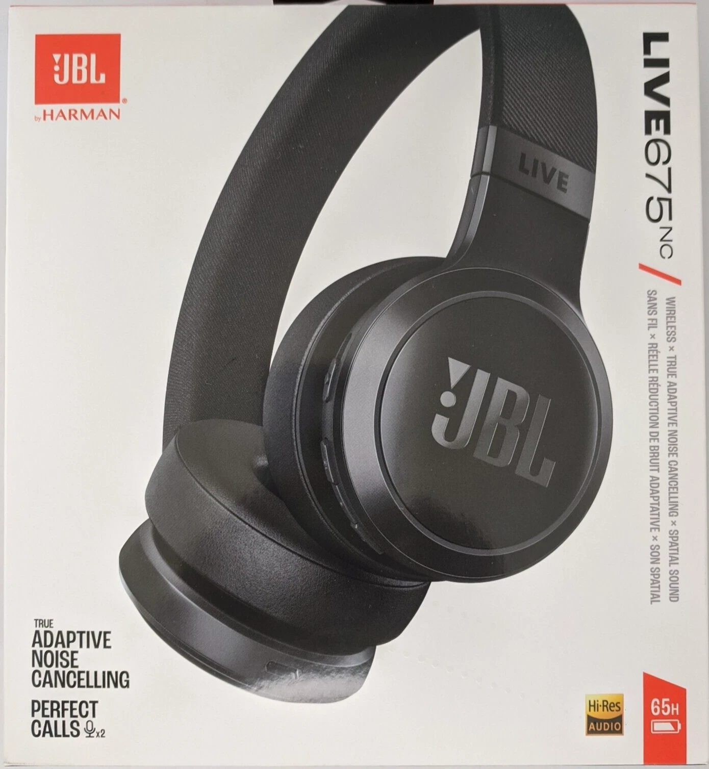 JBL Live 675NC Wireless On-Ear Headphones