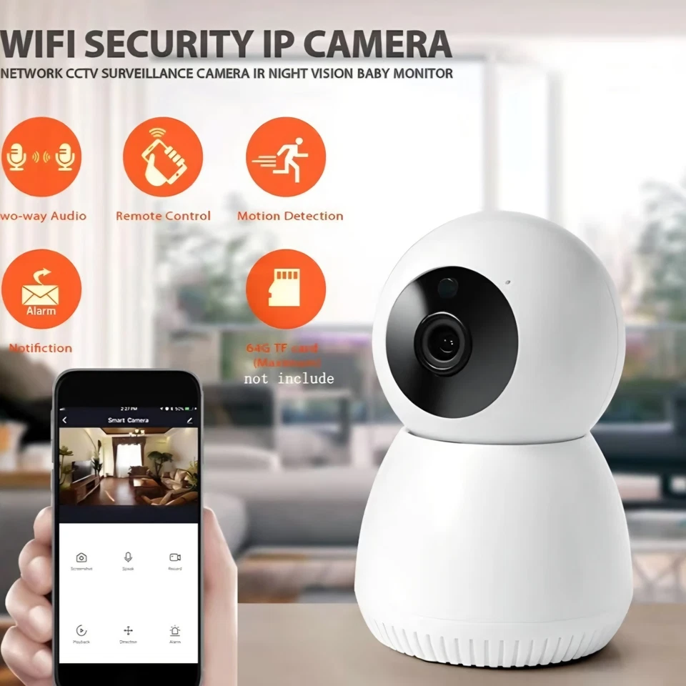 Mini Wi-Fi Wireless Pan-Tilt IP Camera