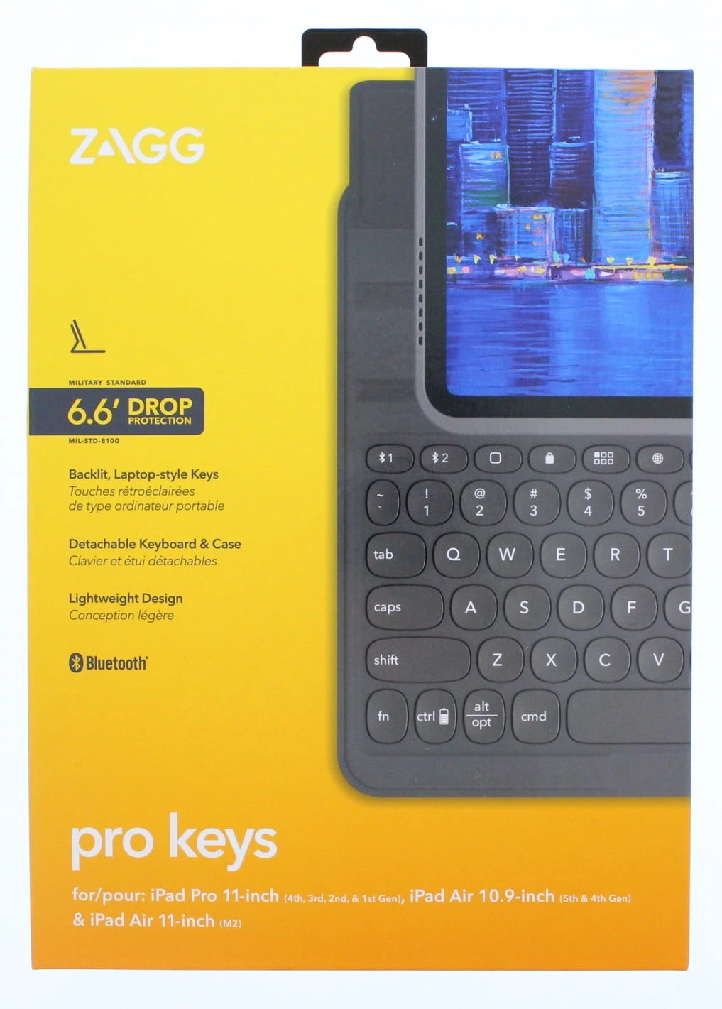 Zagg Pro Key Wireless Keyboard For Apple iPad Color Black