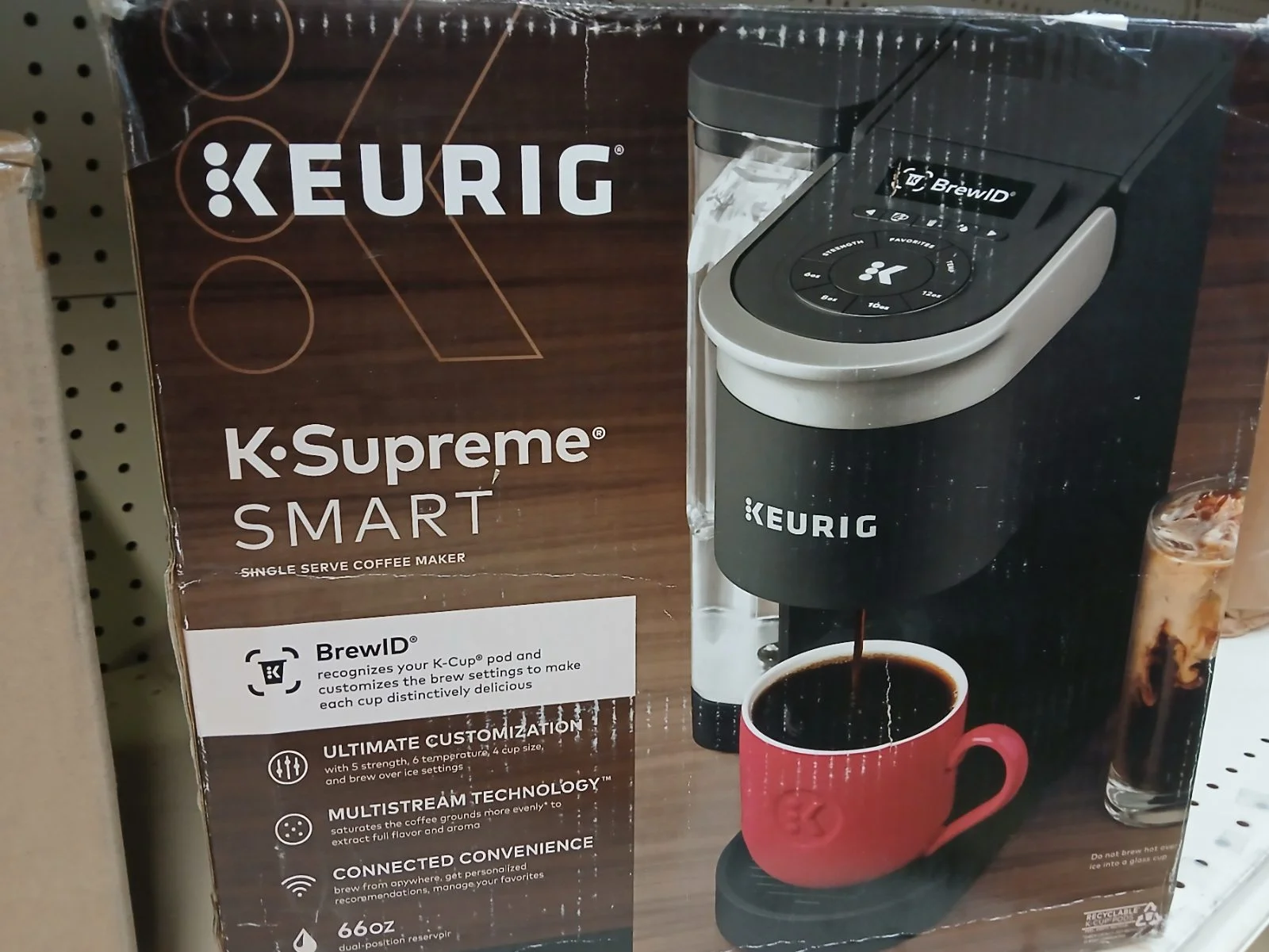 Keurig K-Supreme SMART Single Serve Coffee Maker (Model: K-Supreme SMART)