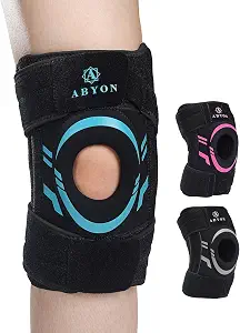 Jevuoyee Adjustable Hinged Knee Brace for Men & Women, ACL Support with Side Stabilizers for Meniscus Tear, Post Reduce Knee Pressure, Surgery & Sports Recovery