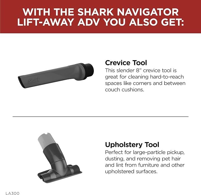 Shark Navigator Lift-Away ADV Upright Vacuum with Anti-Allergen Seal and Powerful Suction
