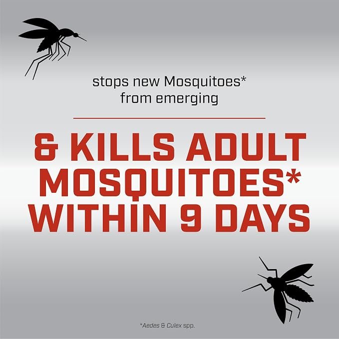Ortho Home Defense Mosquito Kill and Prevent - Controls Mosquitoes and Larvae, Silent, Easy-to-Use, Mosquito Killer Protects up to 4,300 sq. ft., 1 Station & 2 Bands for 2 Months Protection