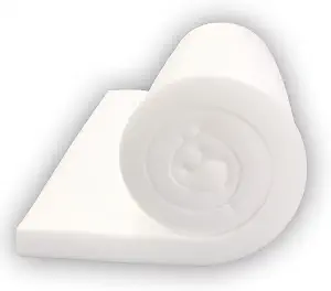 FOAMYFOAM 2Pack High Density 2 inch Thick, 24 inch Wide, 72 inch Long Upholstery Foam, Cushion Replacement