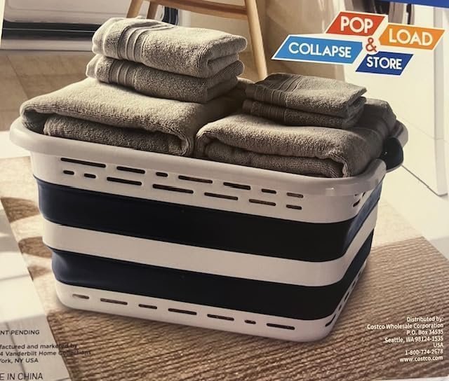 Pop N' Load Collapsible Laundry Basket 2-pack