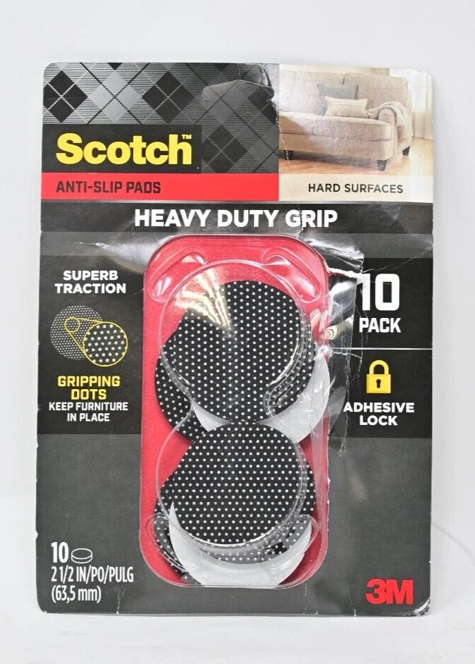 Scotch™ Gripping Pads, non-slip 2.5 Inches, 10 Pack duty Gripping Pad