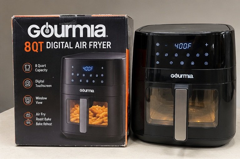 Gourmia 8-Quart Digital Air Fryer, Black (Exact Submodel Unconfirmed)