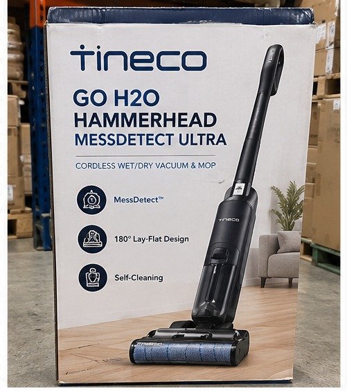 Tineco GO H2O HammerHead MessDetect Ultra Cordless Mop and Vacuum, Model FW1E2900US, Costco Item 2665100