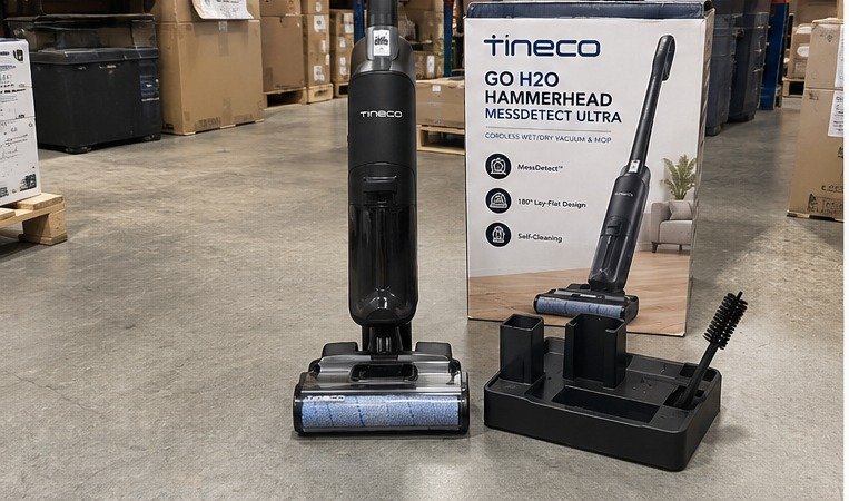 Tineco GO H2O HammerHead MessDetect Ultra Cordless Mop and Vacuum, FW1E2900US, Costco Item 2665100