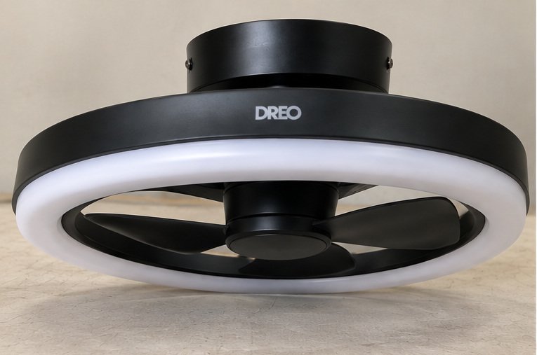DREO 20" Smart Ceiling Fan 510S (RGBIC) – Black