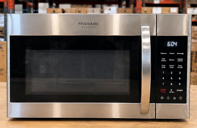 Frigidaire Gallery GMOS1962AF 30 Inch 1.9 Cu Ft Over-the-Range Microwave, Smudge-Proof Stainless Steel