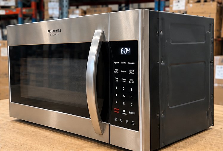 Frigidaire Gallery GMOS1962AF 30 Inch 1.9 Cu Ft Over-the-Range Microwave, Smudge-Proof Stainless Steel